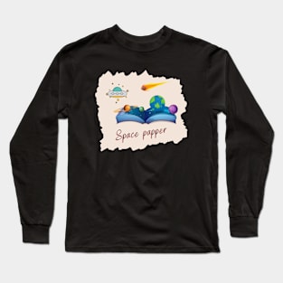 Space papper Long Sleeve T-Shirt